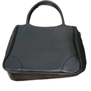 Renzo Rosati Italy Black Vegan Leather Handbag